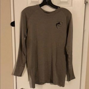 Alphalete hero long sleeve in mocha